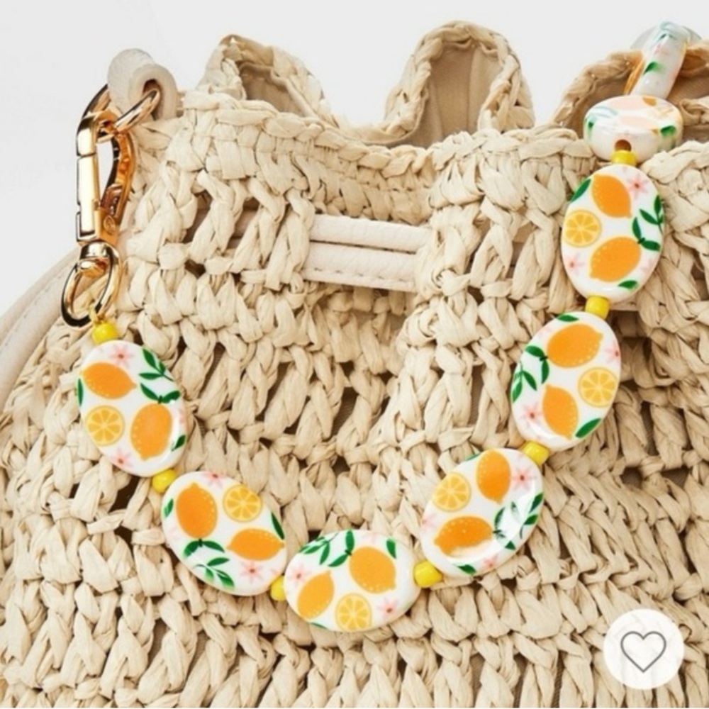 Universal Thread Citrus Pattern bag strap